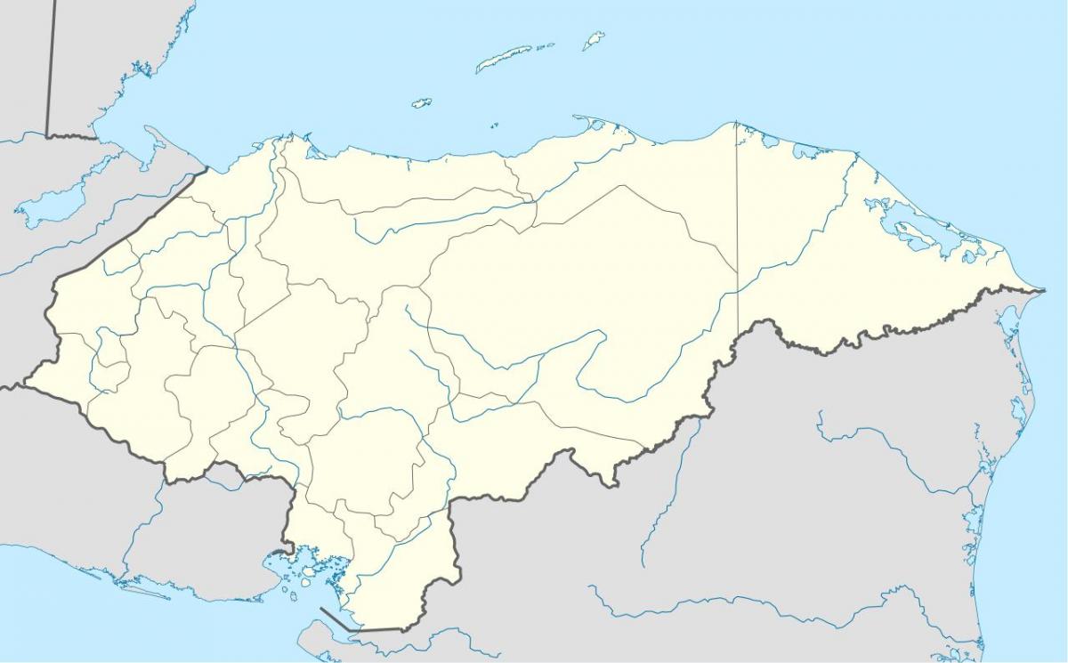 газрын зураг харагдаж байгаа Гондурас