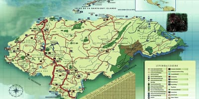 Зураг Гондурас газар зүй