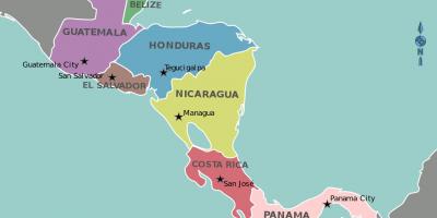 Зураг Гондурас газрын төв америк